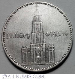 Image #2 of 2 Reichsmark 1934 F