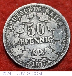 Image #1 of 50 Pfennig 1877 A