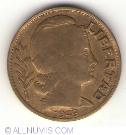Image #2 of 10 Centavos 1949
