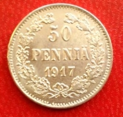 Image #1 of 50 Pennia 1917