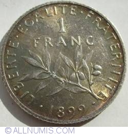 Image #1 of 1 Franc 1899