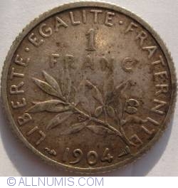 Image #1 of 1 Franc 1904
