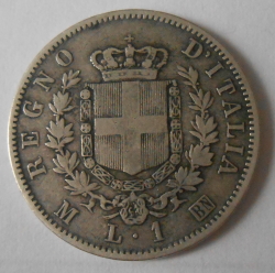 Image #1 of 1 Lira 1867 M