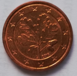 Image #2 of 1 Euro Cent 2018 G