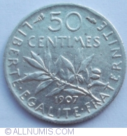 Image #1 of 50 Centimes 1907