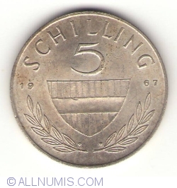 5 Schilling 1967