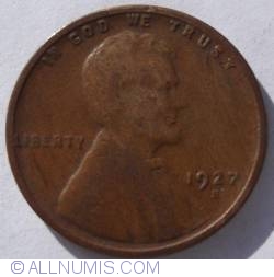 Image #2 of Lincoln Cent 1927 S