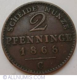 2 Pfenning 1868 C