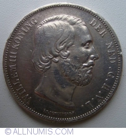 Image #2 of 2-1/2 Gulden 1870
