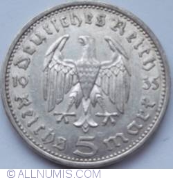 Image #1 of 5 Reichsmark 1935 A - Paul von Hindenburg