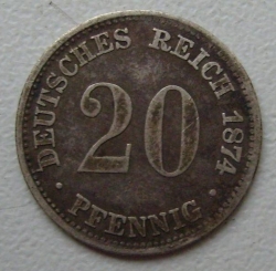 Image #1 of 20 Pfennig 1874 A
