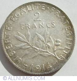 Image #1 of 2 Francs 1914
