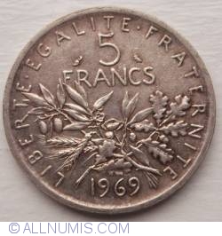 5 Franci 1969