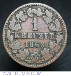 Image #1 of 1 Kreuzer 1863
