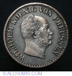 1 Silber Groschen 1870 C
