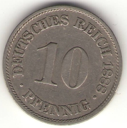Image #1 of 10 Pfennig 1888 A