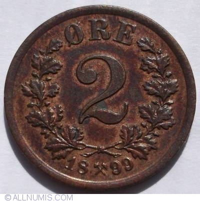 1899 2 ore coin