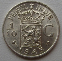 Image #1 of 1/10 Gulden 1945 S
