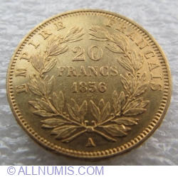 Image #1 of 20 Francs 1856 A