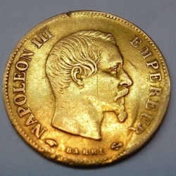 Image #2 of 10 Francs 1859 A