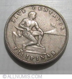 Image #1 of 5 Centavos 1931 M