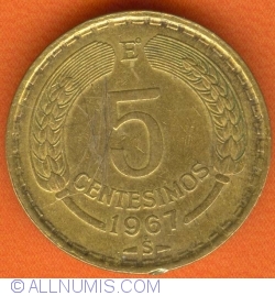 5 Centesimos 1967