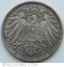 5 Pfennig 1898 J