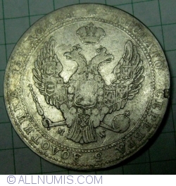 Image #2 of 5 Zlotych (3/4 Ruble) 1839 MW
