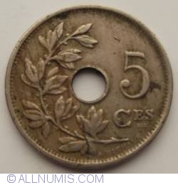 Image #1 of 5 Centimes 1913 Belgique