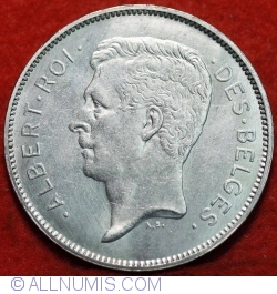 Image #2 of 20 Francs 1931 - 4 Belgas (French)