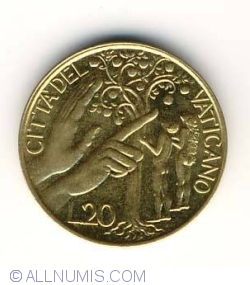 Image #1 of 20 Lire 1988 (X) - Temptation of Adam and Eve