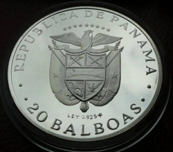 20 Balboas 1974 - Simon Bolivar (1783-1830)