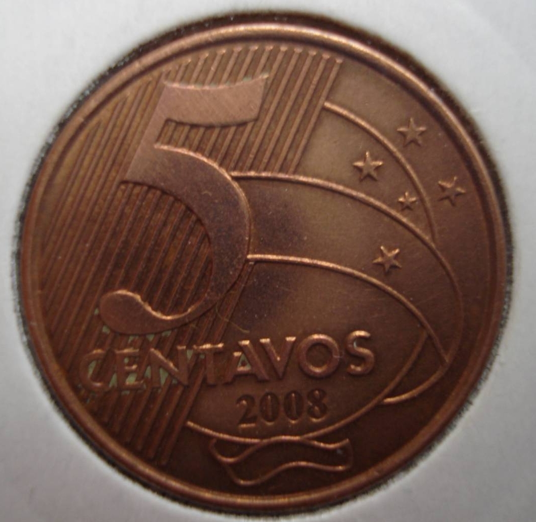 5 Centavos 2008, Republic (2001-2010) - Brazil - Coin - 31759