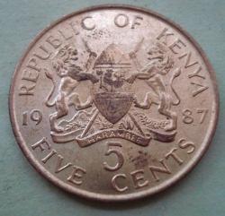 Image #1 of 5 Cents 1987