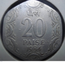 Image #1 of 20 Paise 1984 (B)