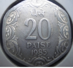 Image #1 of 20 Paise 1985 (B)