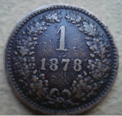 1 Kreuzer 1878