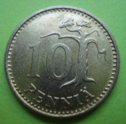 10 Pennia 1973