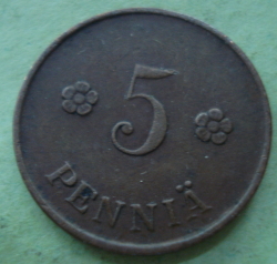 Image #1 of 5 Pennia 1921