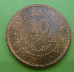 Image #1 of 10 Centavos 2001