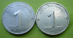 1 Pfennig 1952A - Small A