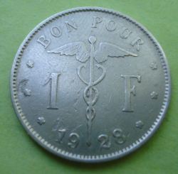 Image #1 of 1 Franc 1928 (Belgique)
