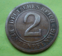 2 Rentenpfennig 1924 F