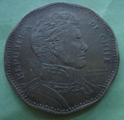 Image #2 of 50 Pesos 2008 - error CHIIE