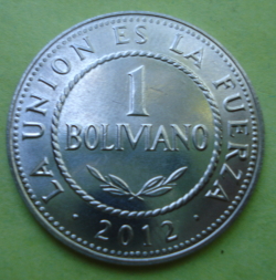 Image #1 of 1 Boliviano 2012