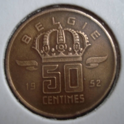 Image #1 of 50 Centimes 1952 België