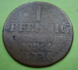 1 Pfennig 1771