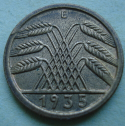 5 Reichspfennig 1935 E