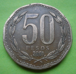 50 Pesos 2001