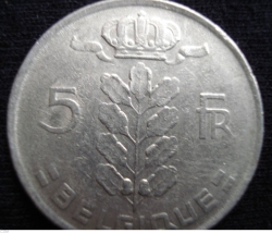 5 Francs 1976 Belgique